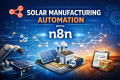 Digital Transformation of Solar Manufacturing Using n8n Automation